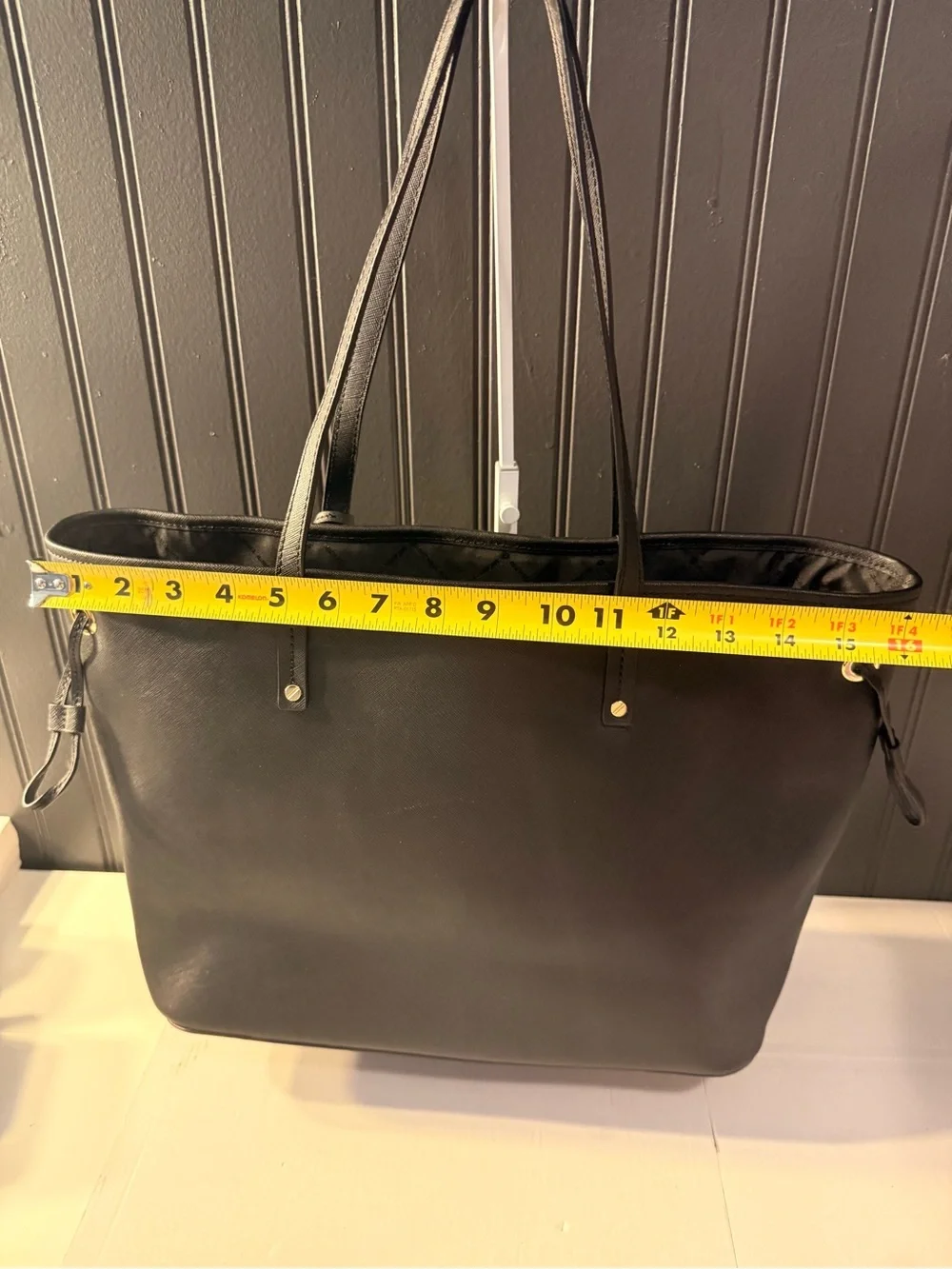 Michael Kors Black Saffiano Leather Tote with Crossbody purse and wallet